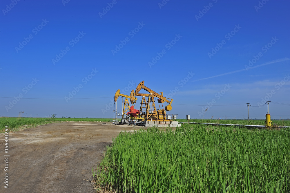 Fototapeta premium The oil pump