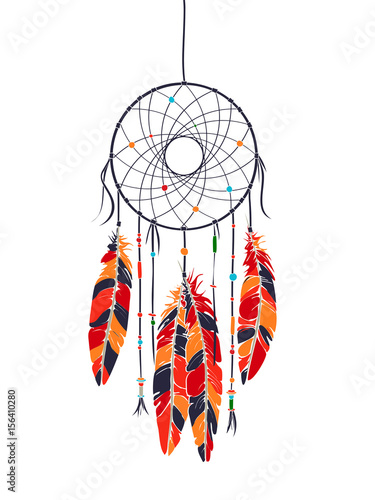 Colorful dreamcatcher