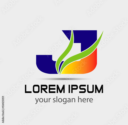 Free Download Letter J logo icon design template elements
 - GFXLoad