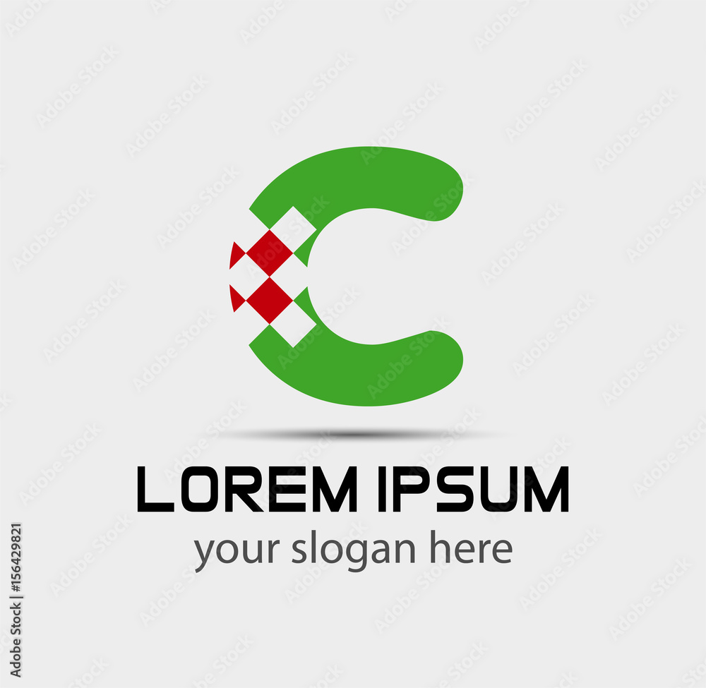Letter C logo. Creative concept icon
Letter C logo. Creative concept icon