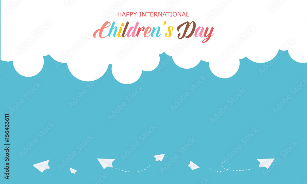 Design banner for childrens day Stock Vector | Adobe Stock