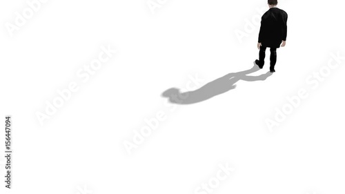 Busieness Man Sad Walk