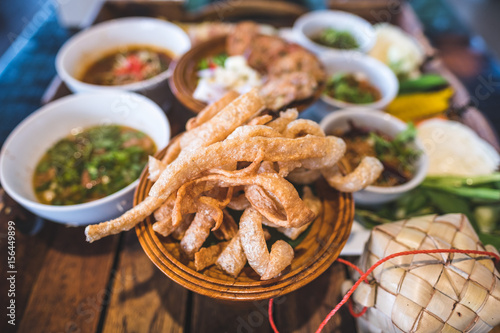 Thai Northern Food set dinner photo