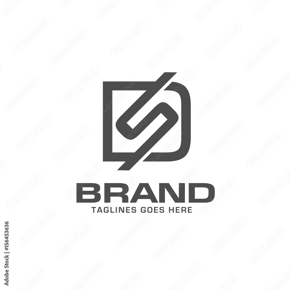 DS letter logo design vector illustration template, D letter logo vector, letter D and S logo vector, creative Letter DS letter logo DS letter logo design vector illustration template, D letter logo vector, letter D and S logo vector, creative Letter DS letter logo