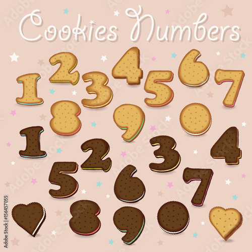 Sweet Cookies Numbers