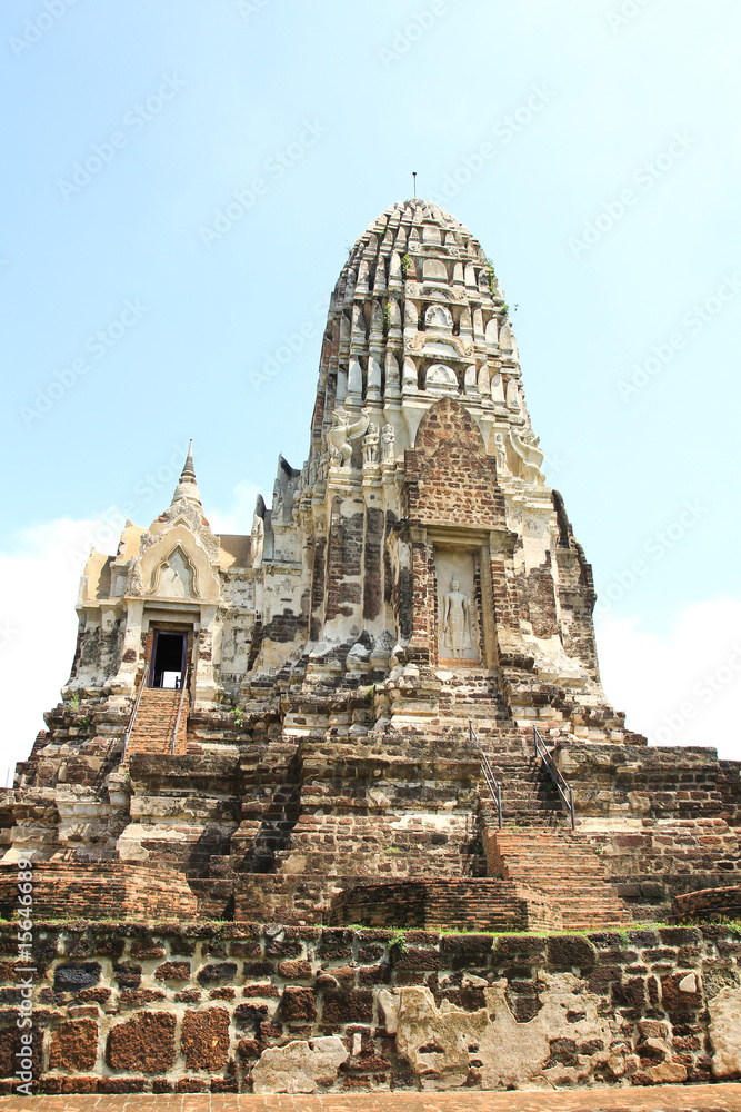 Wat Ratchaburana, the ruin of a Buddhist temple in the Ayutthaya historical park, Thailand Wat Ratchaburana, the ruin of a Buddhist temple in the Ayutthaya historical park, Thailand
