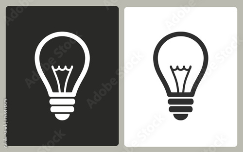 Lamp - vector icon.