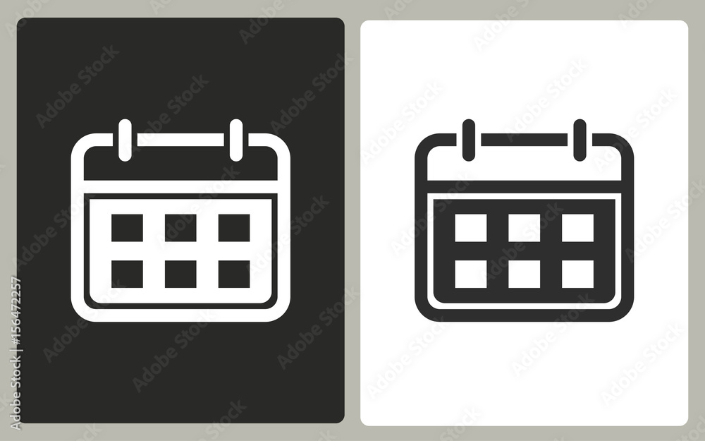 Calendar - vector icon. Calendar - vector icon.