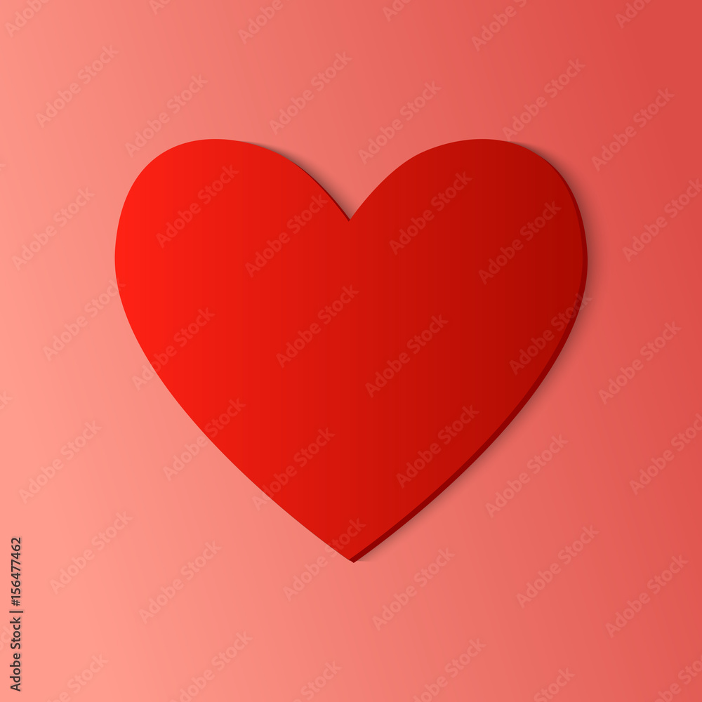 Like icon. Red heart. Like icon. Red heart.
