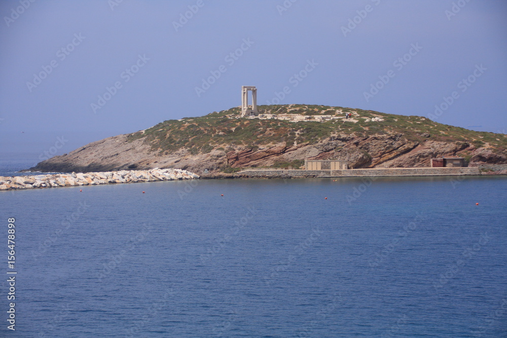 ruine du temple d'Apollon à Portara Naxos
