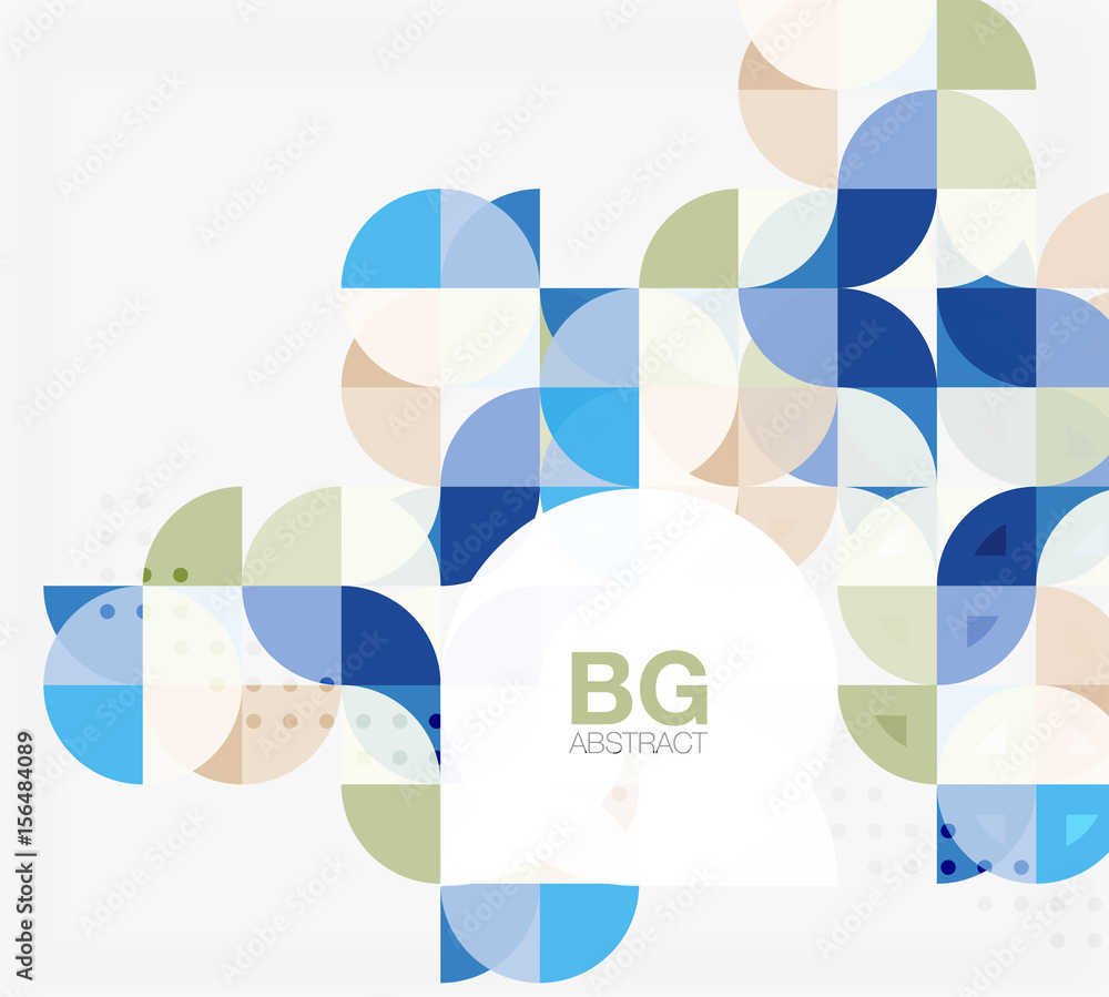 Abstract background of circle elements Abstract background of circle elements