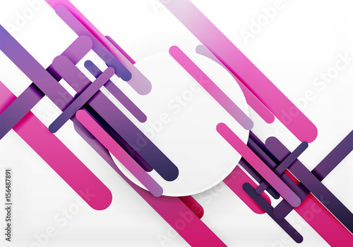 Cut 3d paper color straight lines abstract background