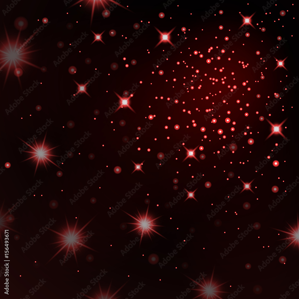 Redstar Background Red And Black Star Background