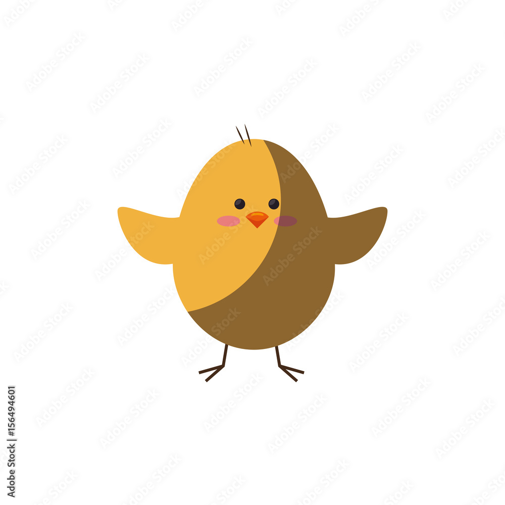 cute chicken icon over white background. colorful design. vector illustration cute chicken icon over white background. colorful design. vector illustration
