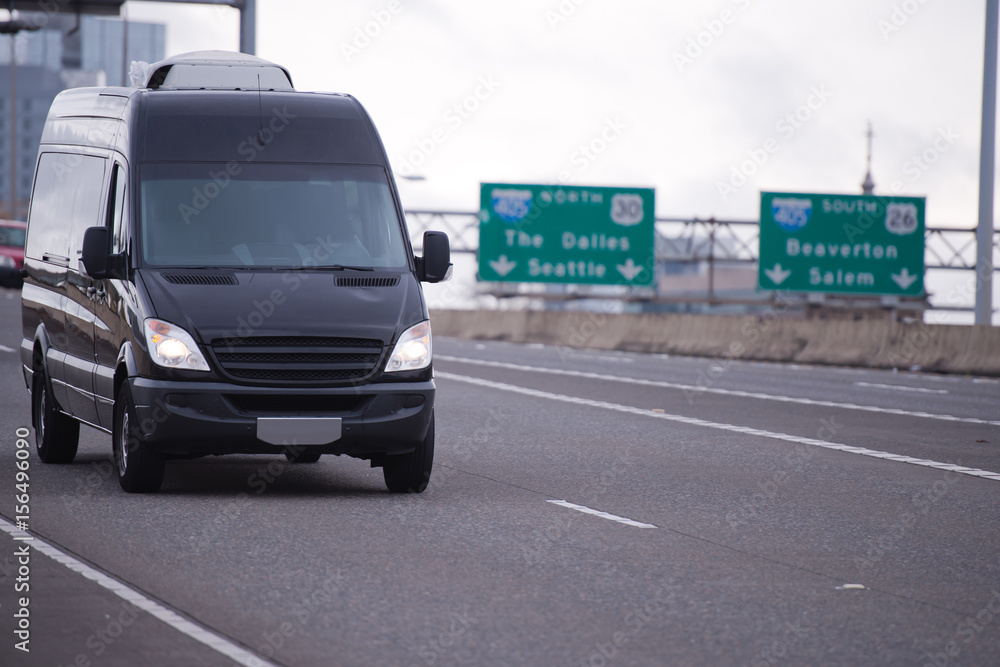 Mini van for commercial shipping and delivery Mini van for commercial shipping and delivery