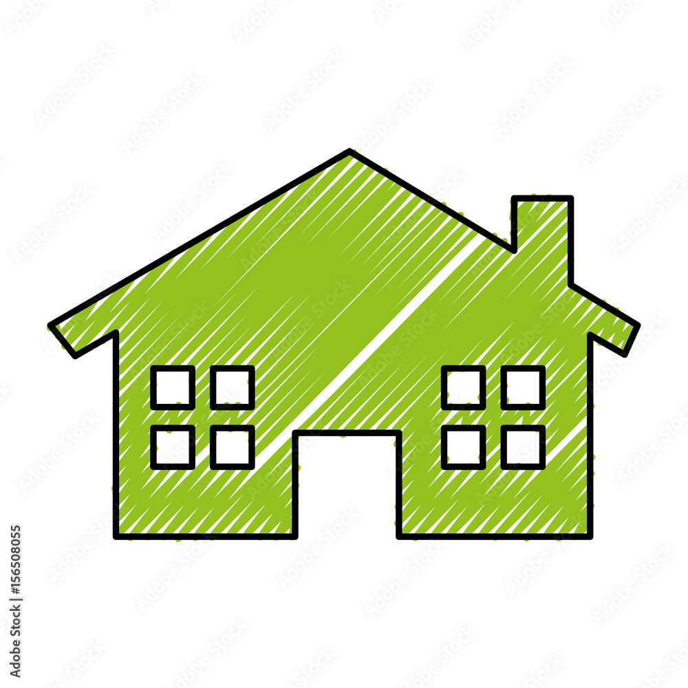 Obraz premium exterior house isolated icon vector illustration design