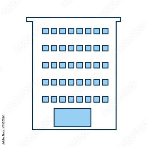 exterior building drawing icon vector illustration design