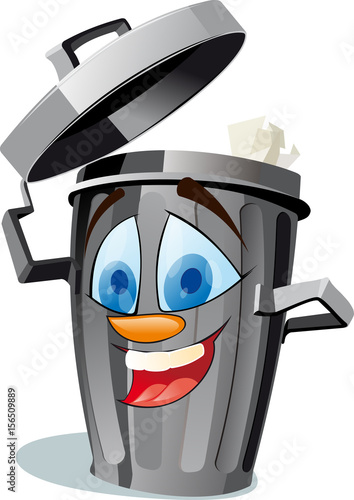funny wastebasket