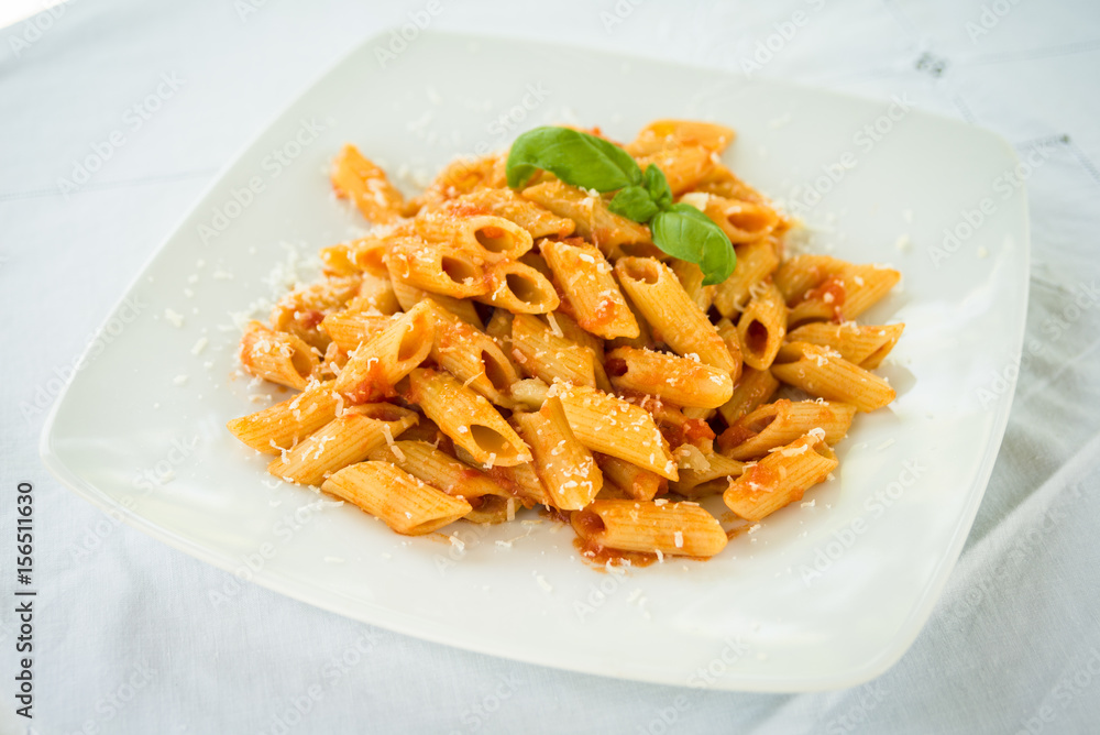 Pasta al pomodoro e parmigiano, Italian Pasta Pasta al pomodoro e parmigiano, Italian Pasta