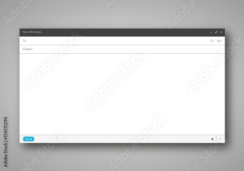 Email template for message 