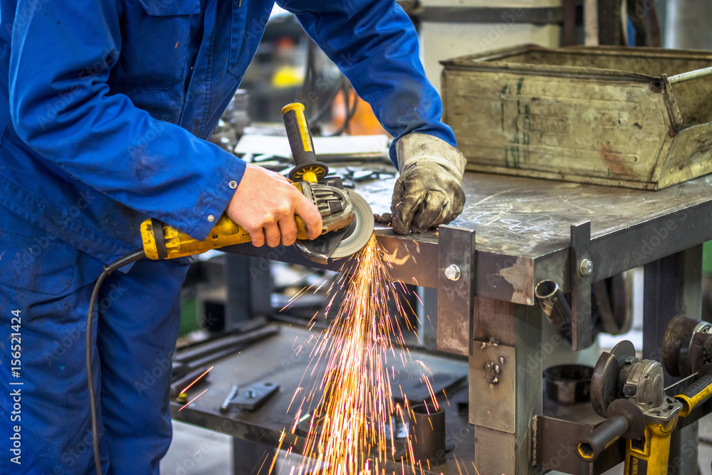 Worker in metal industry Worker in metal industry