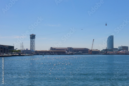 the port of Barcelona, at the end of the Ramblas. Barcelona, Spain