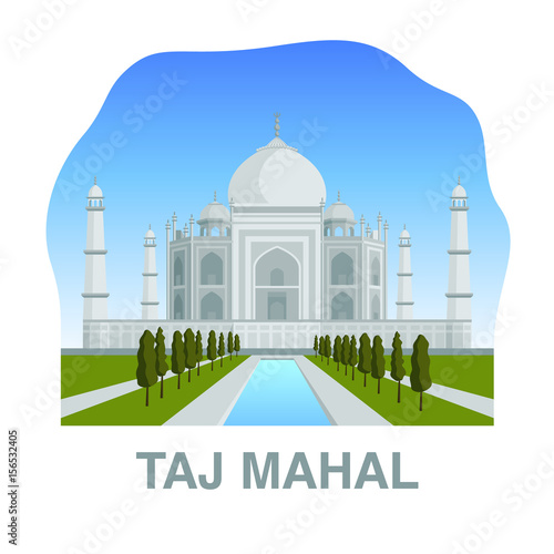 One of New 7 wonders of the world: Taj Mahal