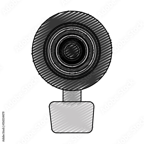 web cam isolated icon vector illustration design