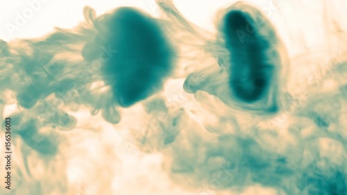 Vapor like smoke on negative white background. Vape smoke rings in motion at vape clouds.