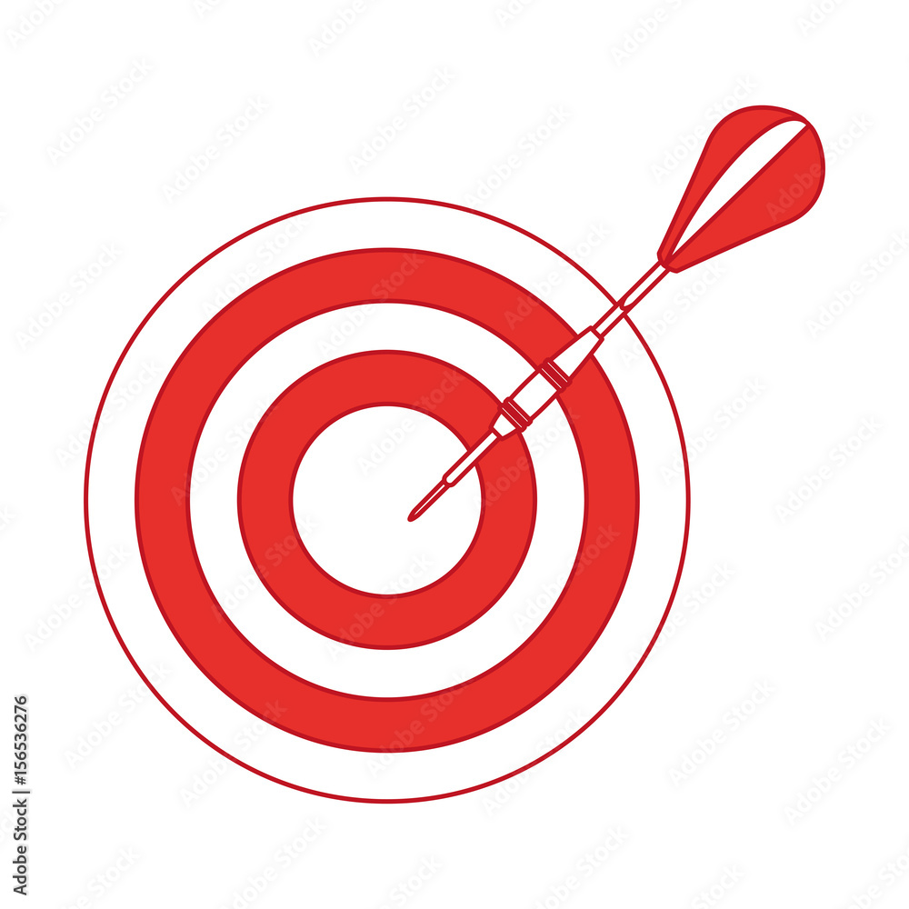 target goal with dart isolated icon vector illustration design target goal with dart isolated icon vector illustration design