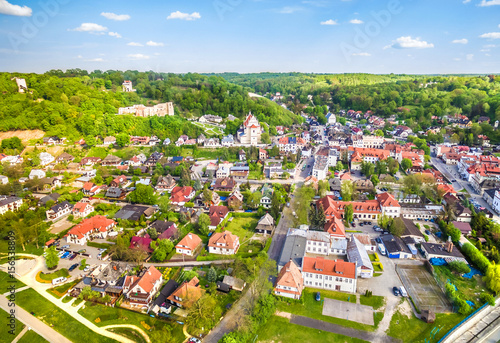 Polska - Kazimierz Dolny. Widok z lotu ptaka. © art08