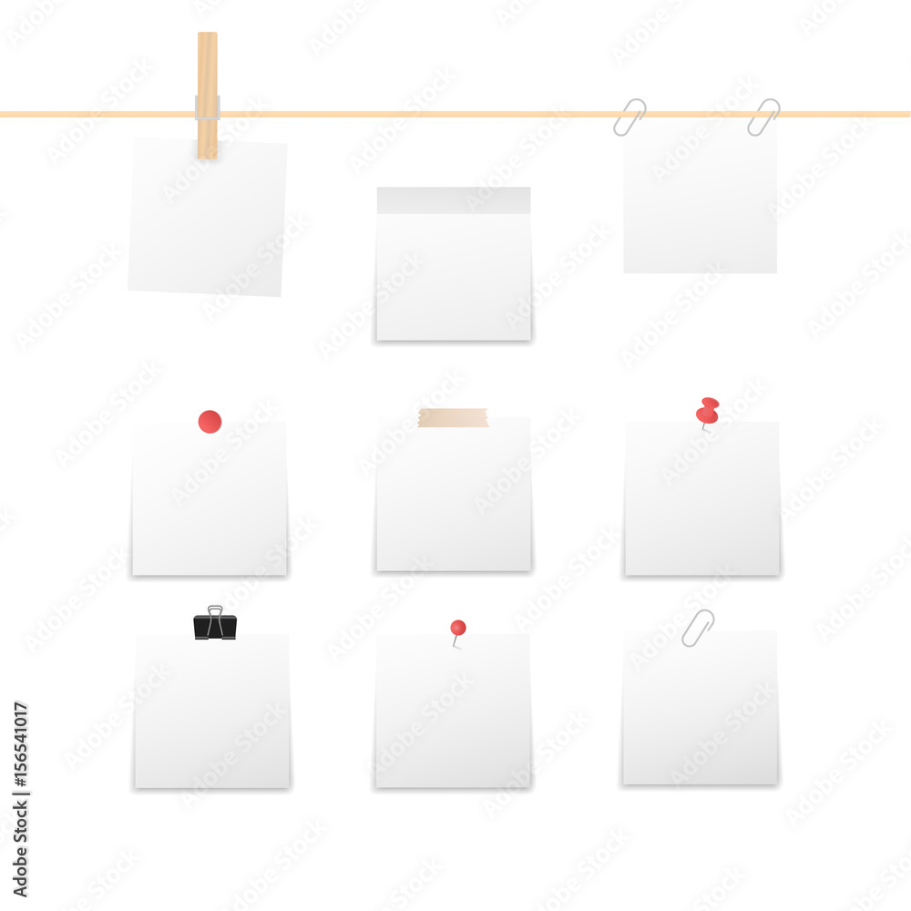 Isolated sticky note Isolated sticky note