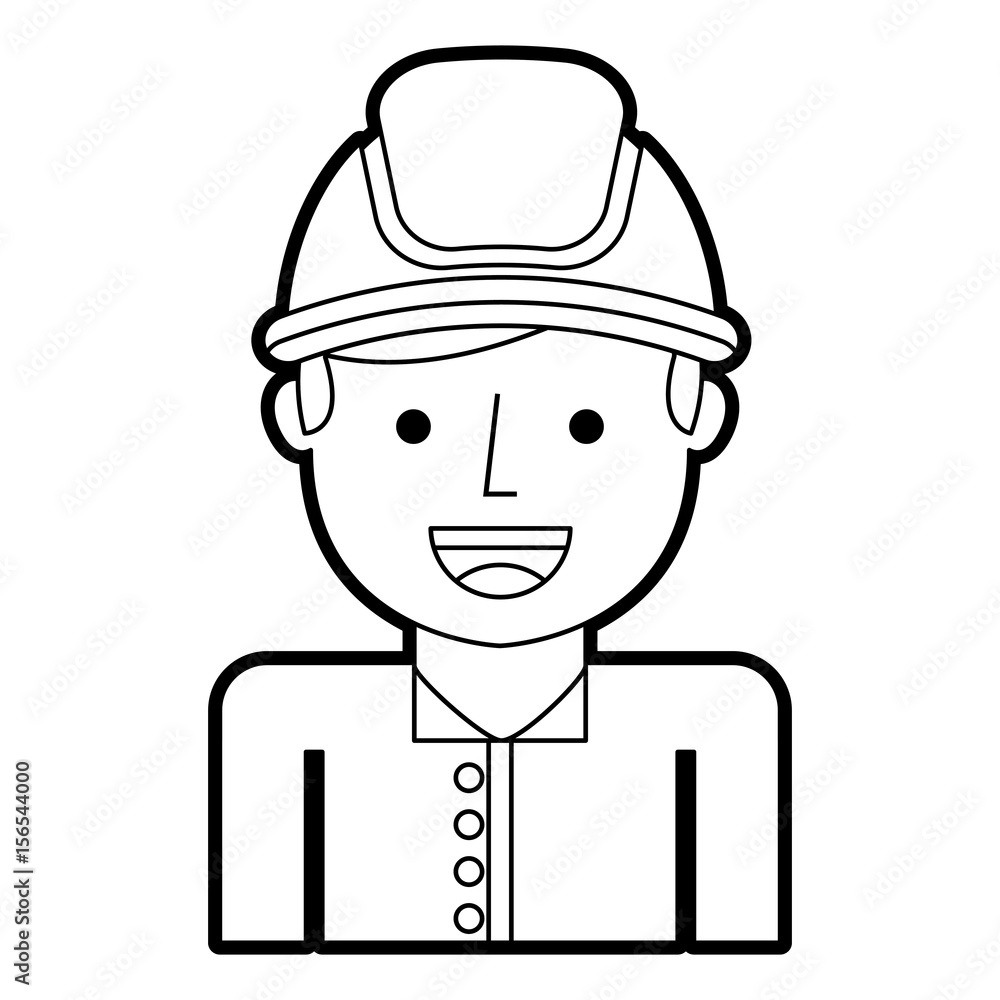 man firefighter avatar character icon vector illustration design man firefighter avatar character icon vector illustration design