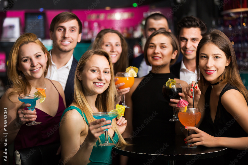 Teenagers celebrating end of session