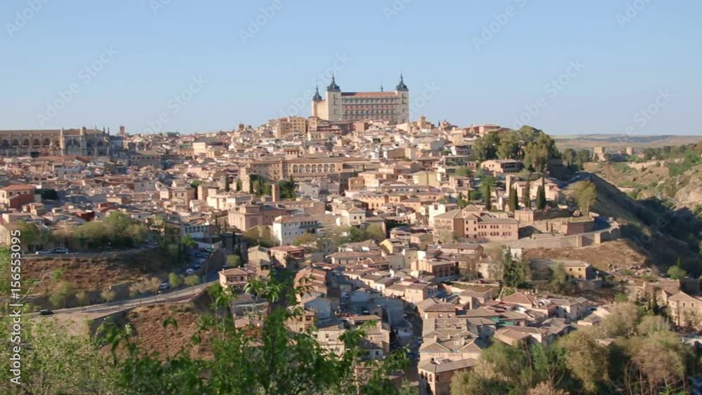 Toledo, old city view. Spain. Declared for a World Heritage Site by UNESCO. Toledo, old city view. Spain. Declared for a World Heritage Site by UNESCO.