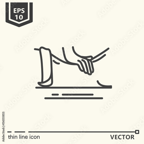 Type of massage - icon series