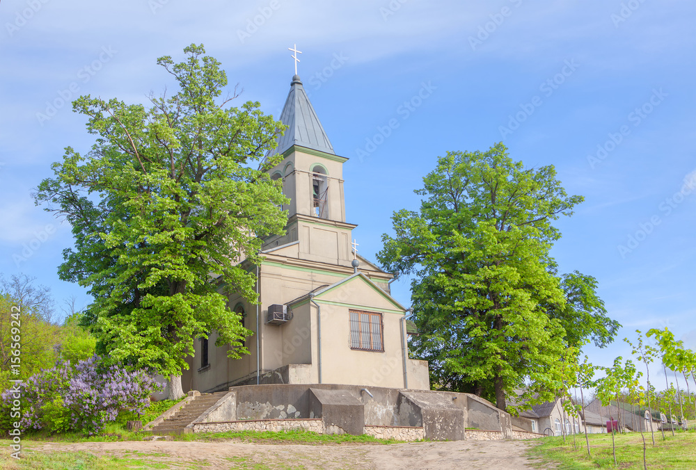 orthodox church in the springtime orthodox church in the springtime