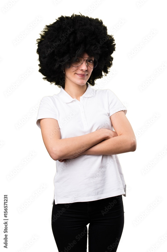 Young afro girl Young afro girl