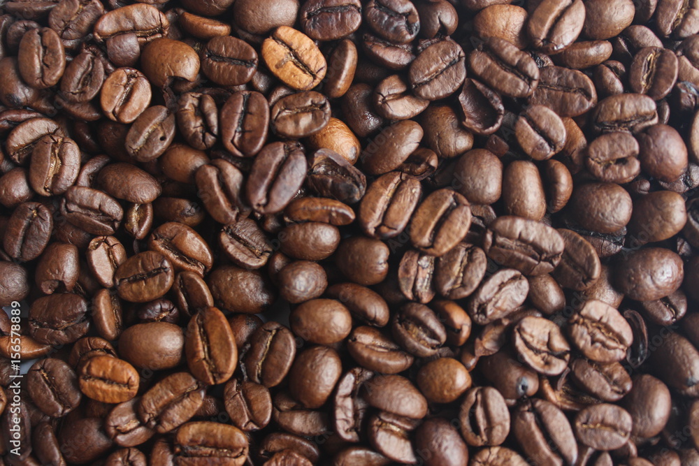 coffee beans as a background