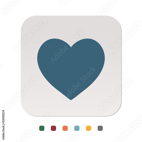 Papier Icon - Herz