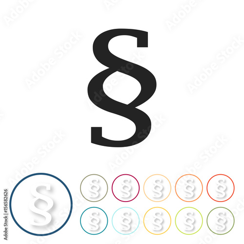 Bunte 3D Buttons - Paragraph