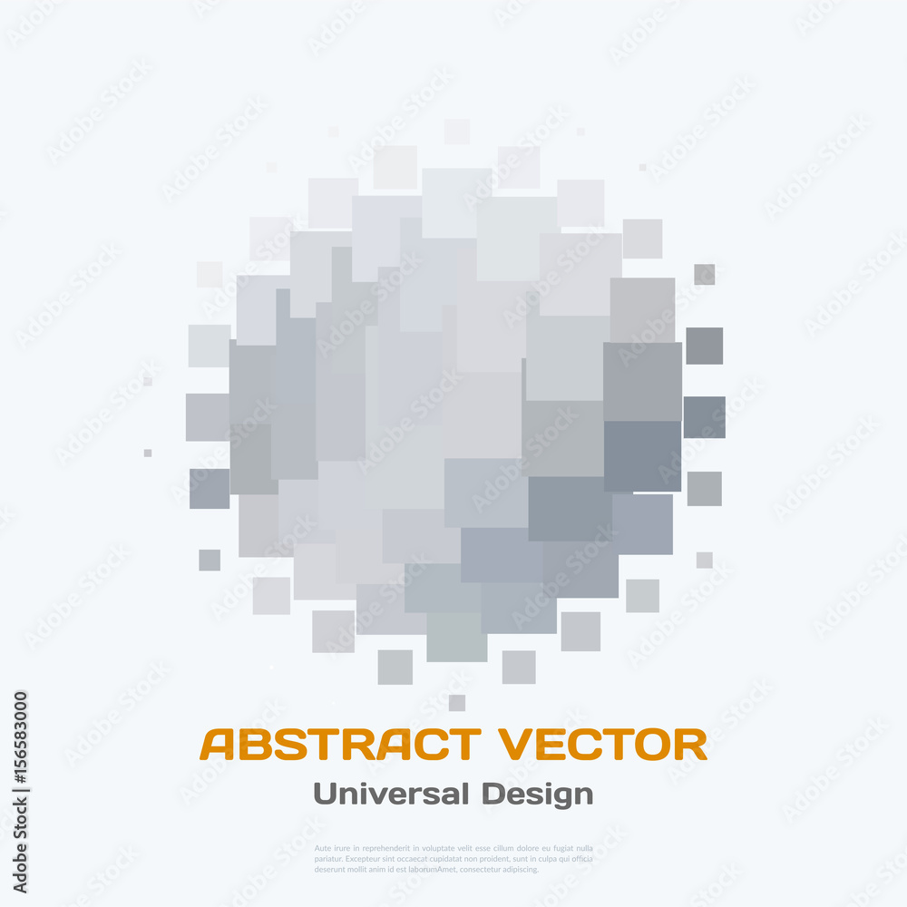 Naklejka premium Abstract vector design elements for graphic layout. Modern busin