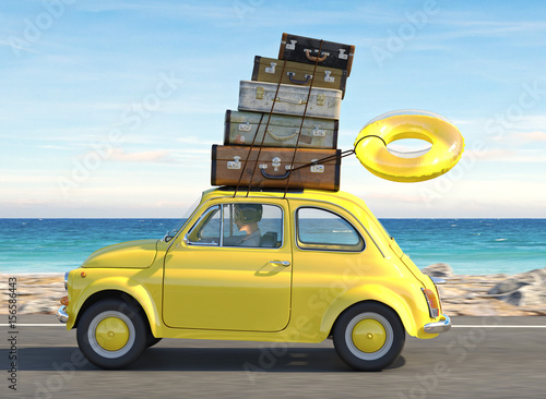 vacations are coming. 3d rendering