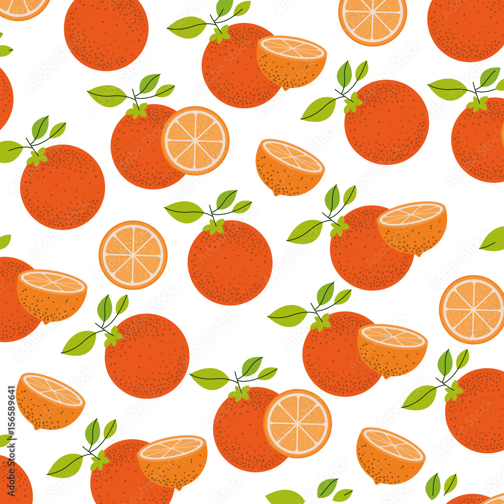 white background with pattern of orange fruits vector illustration white background with pattern of orange fruits vector illustration