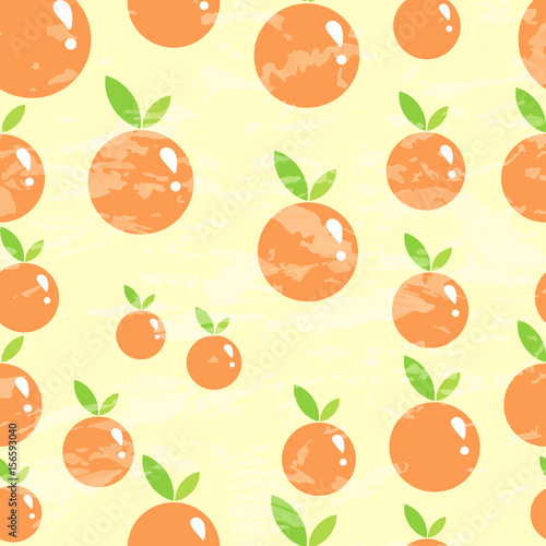 Seamless pattern with orange,vector illustration.