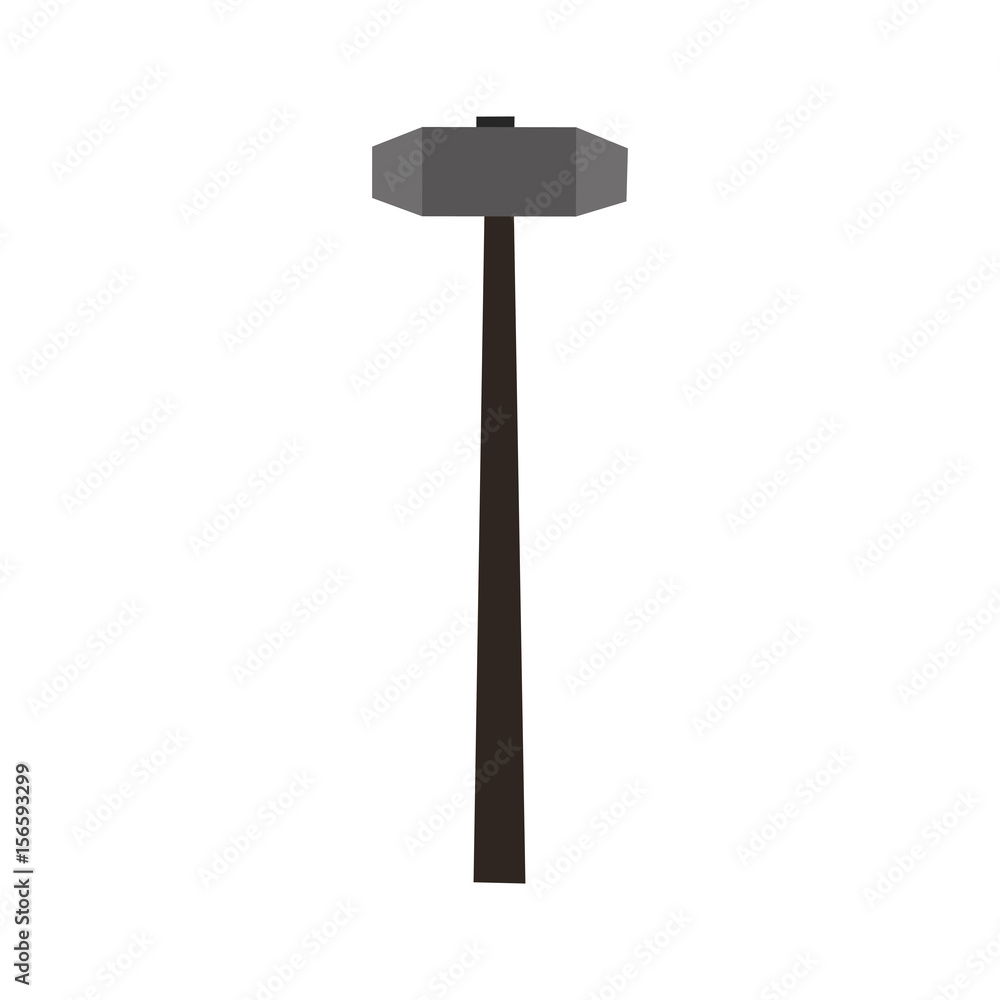 sledgehammer construction tool vector icon illustration graphic design sledgehammer construction tool vector icon illustration graphic design