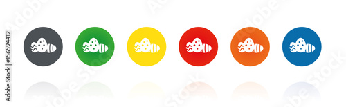 Internet - Web - WWW - Farbige Buttons