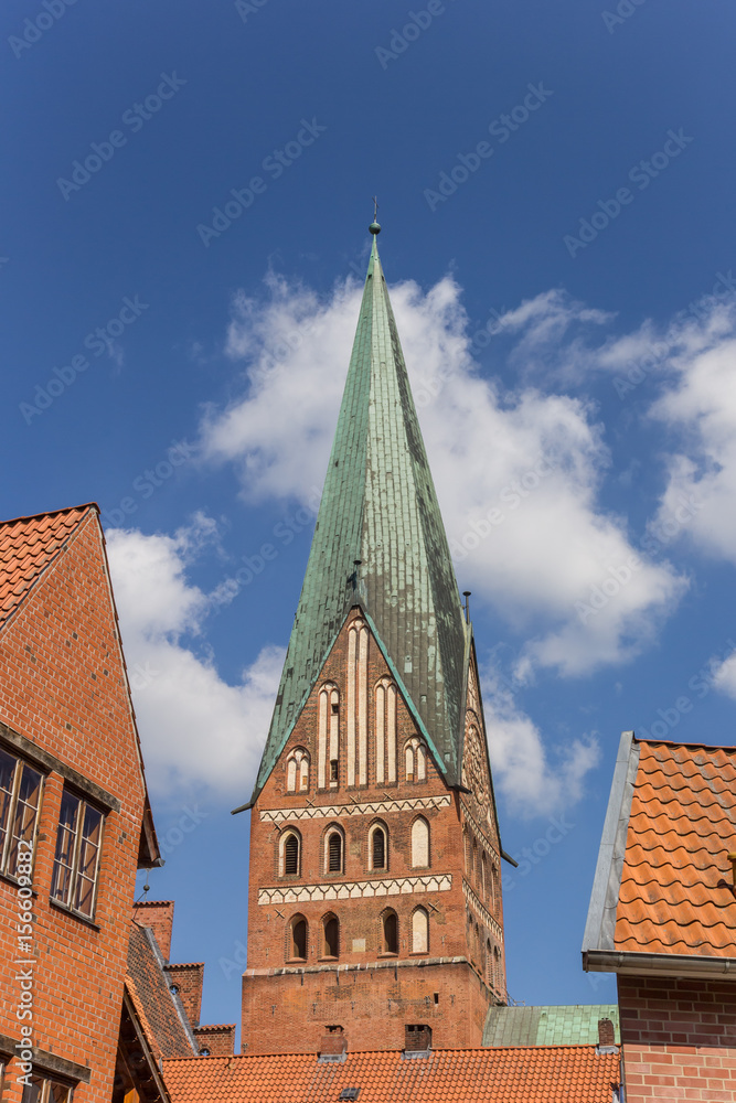 Obraz premium Tower of the St. Johannis church of Luneburg
