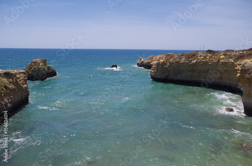 Ninho da Andorinha (Sparrow's nest) beach in Albufeira, Algarve, Portugal