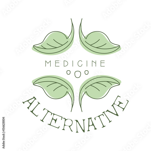 Alternative medicine logo symbol